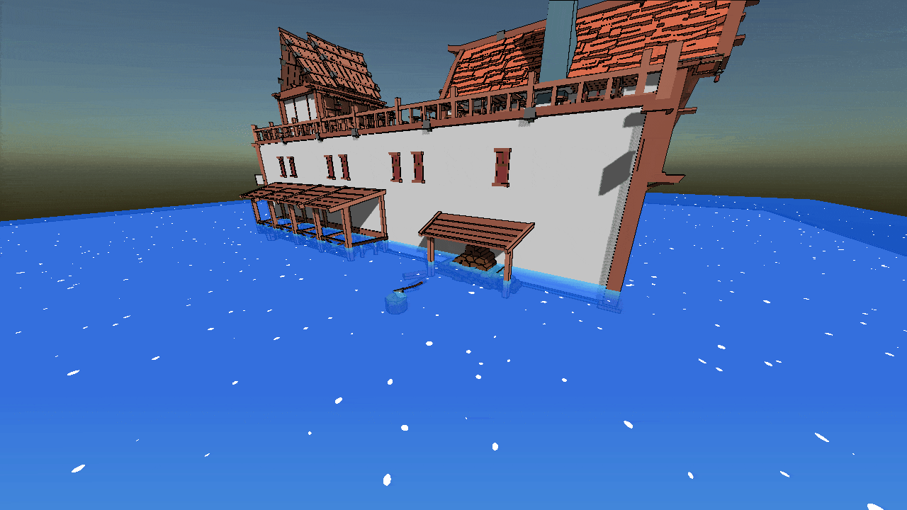 water shader and cel shading